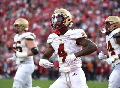 Saints met with Boston College WR Zay Flowers before his 2023 draft pro day