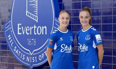 Everton’s Holmgaard twins: ‘We wouldn’t have this life if we hadn’t pushed each other on’
