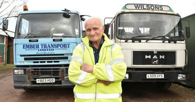 Britain's oldest lorry driver shares life working on Liverpool docks