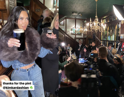 Fans pour doubt as Kim Kardashian championed for drinking pints of Guinness on St Patrick’s Day
