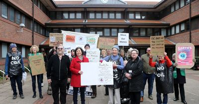 Protests at North East councils call to stop Pension Fund fossil fuel investment