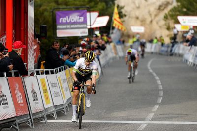 Primož Roglič powers to victory on stage five of the Volta a Catalunya