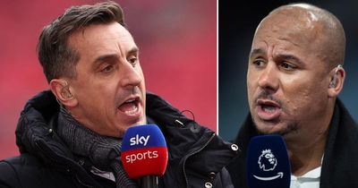 Gary Neville 'really f***** off' at Gabby Agbonlahor as pair continue heated spat