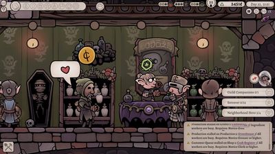 Manage your own alchemical business in Potion Tycoon