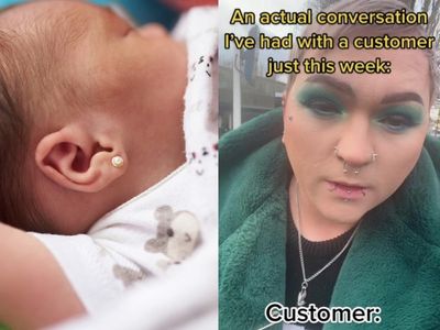 Body piercer sparks debate after being asked to pierce two-week-old baby’s ears