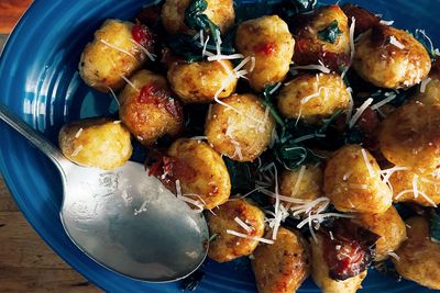 Cozy ricotta gnudi is comfort on a plate