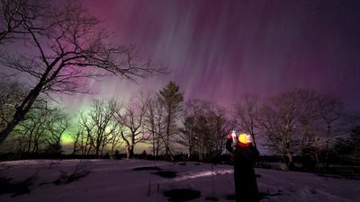 Skywatchers enjoy surprise auroras as strongest solar storm in years hits Earth (photos)