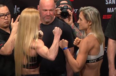 UFC on ESPN 43 faceoff video: Holly Holm, Yana Santos remain respectful