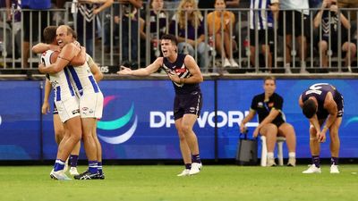 AFL says officials get North Melbourne-Fremantle finish right, as St Kilda, Western Bulldogs, Richmond and Collingwood earn wins