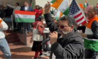 US: Indians gather in solidarity outside Indian consulate in San Francisco after attack