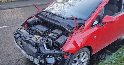 'Corsa Cartel' strike again as woman wakes to find car ripped apart on Scots street
