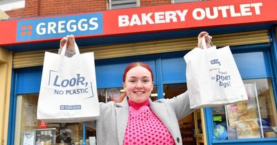I went to one of the only Greggs outlets in Wales where food is less than half price