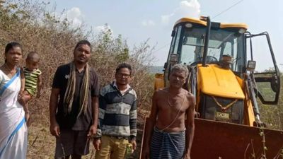 Tribal woman uses money saved up for new house to lay road for Thotagodiput remote village in Andhra Pradesh
