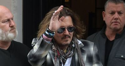 Johnny Depp loving the quiet life in the British countryside
