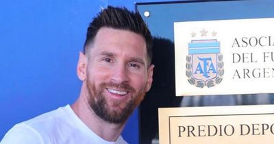 Lionel Messi blown away by "most beautiful" new Argentina tribute to World Cup winner