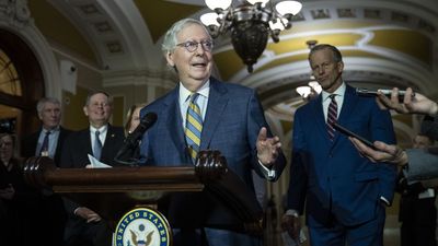 McConnell completes physical therapy, will work from home for next week