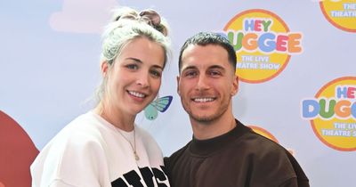 Pregnant Gemma Atkinson transported back to her maternity leave as she enjoys sweet day out with Gorka Marquez and their daughter