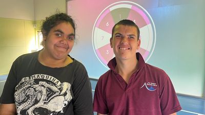 East Gippsland Specialist School uses interactive gaming wall to boost sport participation, motor skills