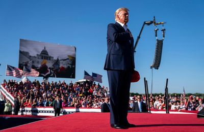 Trump describes 2024 election as ‘the final battle’ from podium in Waco