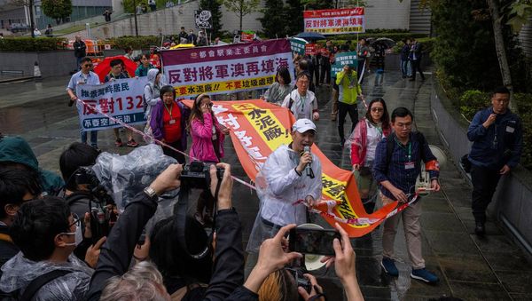 Hong Kongers stage first protest in years under strict rules