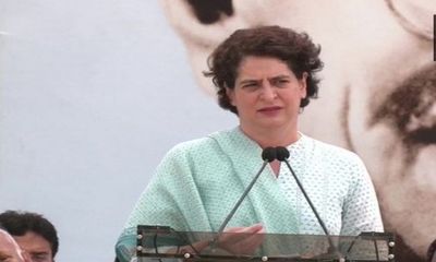 "Our family nurtured democracy of this country with their blood": Priyanka Gandhi lashes out at BJP