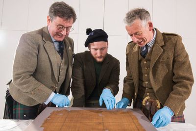 Oldest tartan in Scotland to go on public display for first time
