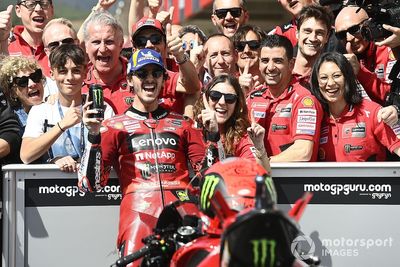 MotoGP Portuguese GP: Bagnaia wins opener as Marquez crashes out