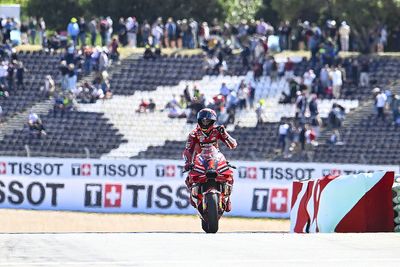 MotoGP Portuguese GP: Bagnaia beats Vinales as Marquez crashes out of grand prix