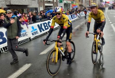 Laporte sweeps to victory in wet and wild Ghent-Wevelgem