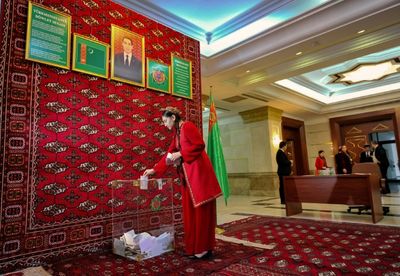 Turkmenistan parliament polls close after controlled vote