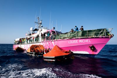 Banksy's migrant rescue ship seized by Italy's coast guard in Lampedusa