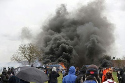 Protester fighting for life after France clashes: prosecutor