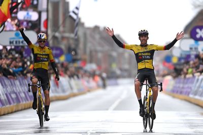 Gent-Wevelgem: Christophe Laporte and Wout van Aert dominate with a 1-2 finish after 50km attack