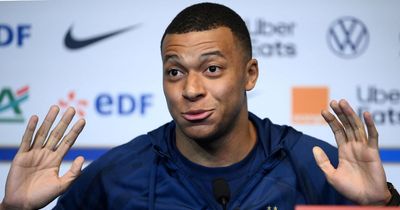 Kylian Mbappe is targeting a hat-trick against Ireland - to bring him level in charts with legend