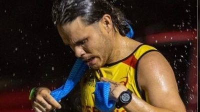 Kalkadoon man Derrick was lost. Now he's sober and running marathons across the globe