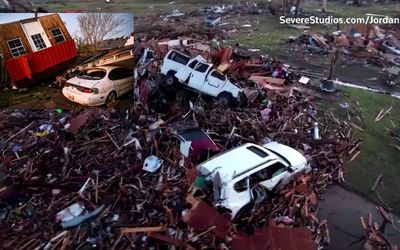 State of emergency declared after tornado flattens town
