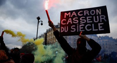 France’s fiery fury at pension reform a sign of country’s ‘democratic deficit’