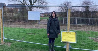Fence 'like the Berlin Wall' has blocked community from park for months