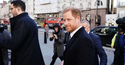 Prince Harry arrives at High Court for hearing in claim against Daily Mail publisher