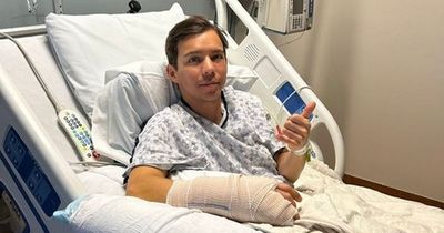 Jockey has finger reattached after being bitten by unruly horse in "freakiest" incident