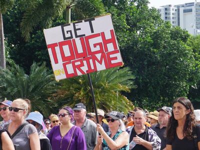 Anger at rally after Darwin teen's fatal stabbing