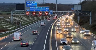 Extra motorway lane opened on M56 near Hale and Altrincham