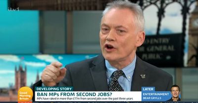 Good Morning Britain's Susanna Reid tells Terry Christian to 'stop talking' as he kicks off about MPs' extra jobs
