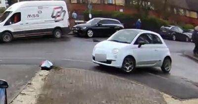 'Petty' bloke installs CCTV to mock drivers crashing into rock on his driveway
