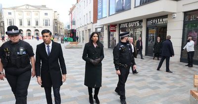 Rishi Sunak heckled in street as woman yells 'refugees should be allowed'