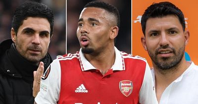 Mikel Arteta dropped Gabriel Jesus clue after Sergio Aguero's Arsenal fears realised