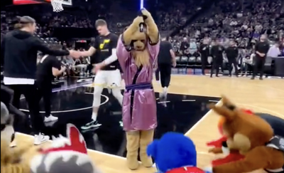 The Kings turned the beam ceremony into a religious experience with a strange mascot ritual