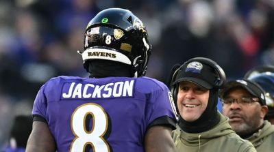 Ravens’ John Harbaugh Asked About Lamar Jackson’s Trade Request Announcement