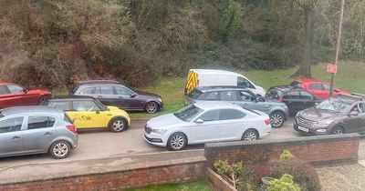 Chaos as roads near playing fields turn into gridlocked parking lot every weekend