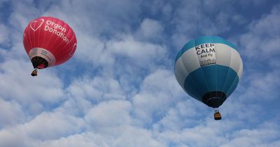 'It saved my life', says organ recipient as hot-air balloon launched above Nottingham